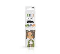 COPIC Ciao Layer & Mix Pen Set Of 3 Natural Palette Markers, Art, Craft, Colouring, Graphic, Highlighter, Design, Anime Manga
