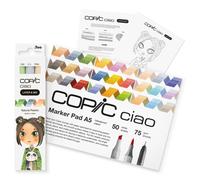 Copic Ciao (Layer & Mix) Manga Starter Set - Natural