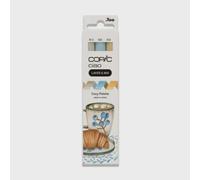 Copic Ciao Marker Set - Copic 3 Marker - Cozy Palette (Layer & Mix Soft Blue, Wa