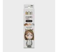 Copic Ciao Marker Set - Copic 3 Marker - Mellow Palette (Layer & Mix Soft Neutra