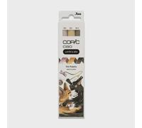 Copic Ciao Marker Set - Copic 3 Marker - Pet Palette (Layer & Mix Warm Fur & Sof