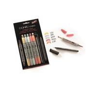Copic Ciao Marker Set - Copic 5 + 1 Marker - Pastel Tones with Multiliner (Soft