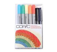 COPIC Multiliner Coloured Marker Pen - lavender Set 4 pcs. assorted, For Art & Crafts, Colouring, Graphics, Highlighter, Design, Anime, Professional & Beginners, Art Supplies & Colouring Books