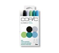 Copic CIAO Marker, Sea, Set of 6, Multi
