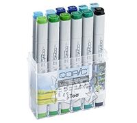 COPIC Classic Coloured Marker Pen - Set of 12 Environment, For Art & Crafts, Colouring, Graphics, Highlighter, Design, Anime, Professional & Beginners, Art Supplies & Colouring Books