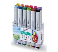Copic Classic Coloured Marker Pen - Set of 12 Summer, For Art & Crafts, Colouring, Graphics, Highlighter, Design, Anime, Professional & Beginners, Art Supplies & Colouring Books