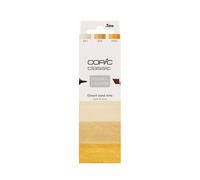 Copic Classic Deisgner Collection, Set of 3 Coloured Marker Pens, Desert Sand Tints, For Art & Crafts, Colouring, Graphics, Highlighter, Design, Anime, Professional & Beginners, Art Supplies