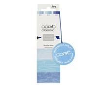 Copic Classic Deisgner Collection, Set of 3 Coloured Marker Pens, Skyline Tints, Art & Crafts, Colouring, Graphics, Highlighter, Design, Anime, Professional & Beginners, Art Supplies