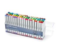 Copic Classic Dual-Ended Marker Pen, Multicoloured, 72 Piece Set, for Art, Graphics, Bullet Journaling, Sketching, Drawing, Designers, Artists, Hobbyists, Refillable Ink, Replaceable Nibs