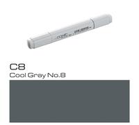 Copic Classic Coloured Marker Pen - (C-8) Cool Gray No.8, For Art & Crafts, Colouring, Graphics, Highlighter, Design, Anime, Professional & Beginners, Art Supplies & Colouring Books