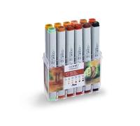 Copic Classic Coloured Marker Pen - Set of 12 Autumn, For Art & Crafts, Colouring, Graphics, Highlighter, Design, Anime, Professional & Beginners, Art Supplies & Colouring Books