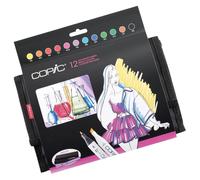 Copic Marker Pen, Bright Colours, Wallet Of 12, Multi