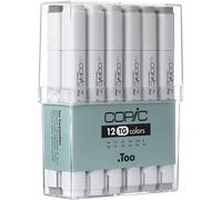 Copic Classic Marker Pen Set - Toner Greys (12pc)