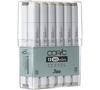 Copic Classic Marker Pen Set - Warm Greys (12pc)