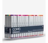 COPIC Classic Coloured Marker Pen - Set of 72 A, For Art & Crafts, Colouring, Graphics, Highlighter, Design, Anime, Professional & Beginners, Art Supplies & Colouring Books