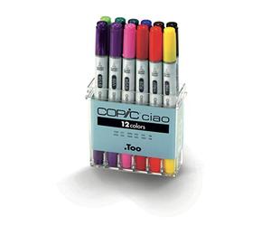 COPIC - Essentiels Set of 12 Ciao Markers