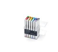COPIC Manga Illustration Copc Sketch Pieces, Plastic or Metal, 24 Colors, no