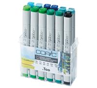 Copic Marker 12 Piece Sets - For Art & Crafts, Colouring, Graphics, Highlighter