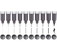 Copic Multi Liner SP - Black Sketching Pen Metal Body -All Line Widths Available