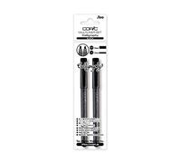Copic Multiliner Coloured Marker Pen - Calligraphy Set of 2 Black, For Art & Crafts, Colouring, Graphics, Highlighter, Design, Anime, Professional & Beginners, Art Supplies & Colouring Books