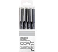 Copic Multiliner Cool Gray Ink Marker Set - i0.05/0.1/0.3/0.5j