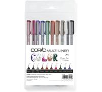 Copic Multiliner Fine Pen Set 0.3mm Multicoloured (10pc)