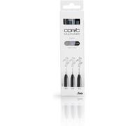 Copic Multiliner Medium Pen Set - Black/Greys (3pc)