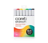 Copic Sketch 6 + 1 Limited Edition Set - Vibrant Tones Trial Multi CZ21075962