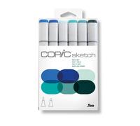 Copic Sketch Marker Set of 6 - Sketching Grays