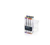 COPIC Sketch Coloured Marker Pen - Set of 12 Basics, for Art & Crafts, Colouring, Graphics, Highlighter, Design, Anime, Professional & Beginners, Art Supplies & Colouring Books