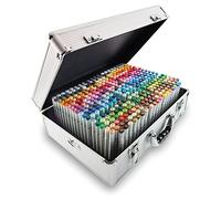 COPIC Sketch Coloured Marker Pen - Suitcase with 358 Sketch Markers, for Art & Crafts, Colouring, Graphics, Highlighter, Design, Anime, Professional & Beginners, Art Supplies & Colouring Books
