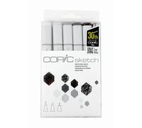 Copic Sketch Marker Set - 6 Pens - Sketching Greys