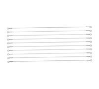 Coping Saw, 10Pcs 12 Inch Small Hand Rope Wire Saw Carbon Steel Handsaw Wire for Soft Metals Wood Plastic Silver Coping Blades