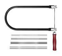 Coping Saw, 9-Piece Coping Saw Blades Set for Woodworking, 31 * 11 CM Fine Tooth s aw for Fret Cutting, for Model Making, for Wood Fine Cut, DIY Crafts