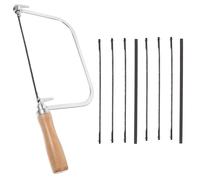 Coping Saw for Woodworking with Blades Set, Strong Coping Saws Blades, Durable Hand Saw for Woodworking Suitable Model Making and Furniture Construction
