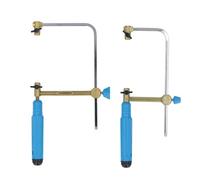 Coping Saw Professional Heavy Duty Zinc Alloy Woodworking Hand Saw for Construction Decor Craftwork Durable Ergonomic Handle 70mm 100mm 2 Pack