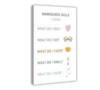 Coping Techniques for Relieving Anxiety Canvas Poster Bedroom Decor Landscape Office Room Decor Gift 24x36inch(60x90cm)