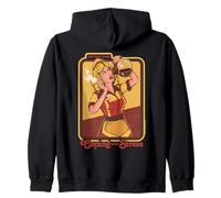 Coping With Stress Coffee Sarcastic Retro Funny Adult Humor Zip Hoodie