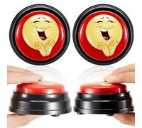 Copkim 2 Pcs Applause Button Funny Easy Button Airhorn Sound Button with Applause Noise Maker Buzzer Button Applauds When Pressed for Office Sporting Event Dance Party Classroom Games Stress Relief