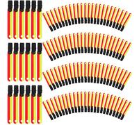 Copkim 24/48/72/96/120 Pcs Trail Markers for Hunting Reflective Trail Markers High Visibility Tree Reflectors with Clip Glow in the Dark Reflective Tags for Tree Stand Hunting Hiking Camping (120 Pcs)