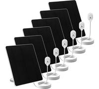 Copkim 6 Set Solar Panel for Security Camera - IP65 Waterproof 4.5W Solar Panels with 9.8ft Charging Cable & Adjustable Wall Mount