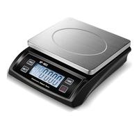 Copkim Large Digital Kitchen Scale 66LB 30kg Commercial Food Scale Stainless Bread Scale with LCD Display Commercial Weighing Devices for Baking Cooking(Black)