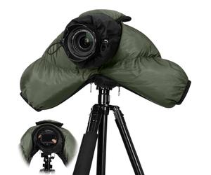 Copkim Professional Camera Rain Cover Thickened Waterproof Cold Proof Warm Cover Snow or Sound Proof Sleeve for More DSLR Cameras with 24-70mm 24-105mm 15-85mm 18-135mm 55-205mm 70-200mm