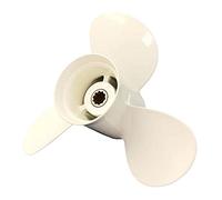 COPKINGO Boat Propeller 9 7/8x13 for Yamaha Outboard Motor F25 20HP 25HP 30HP/ Outboard Propeller for Yamaha Engine 3" Gearcase 664-45949-02 9.875x13