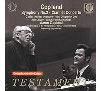 Copland / Symphony No.3 / Clarinet Concerto
