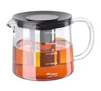 Glass Teapot with Removable Infuser, Tea Pot 1000ml/33OZ Stovetop Safe Tea Kettle for Blooming Tea & Loose Leaf Tea, Premium Tea Maker with Gift Box