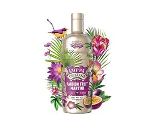 Coppa Cocktails Premium Ready-to-Drink Premixed Passion Fruit Martini, ABV 10% - 70cl