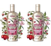 Coppa Cocktails Ready-to-Drink Strawberry Daiquiri | Easy Premium Pre-Mixed | Just Add Ice | 10% ABV | 70cl (Pack of 2)