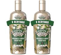Coppa Cocktails Ready-to-Drink Whiskey Sour Cocktail| Easy Premium Pre-Mixed | Just Add Ice | 14.9% ABV | 70cl (Pack of 2)