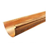Coppa Gutta Half Round Copper Gutter 125mm X 76mm Pack Of 8